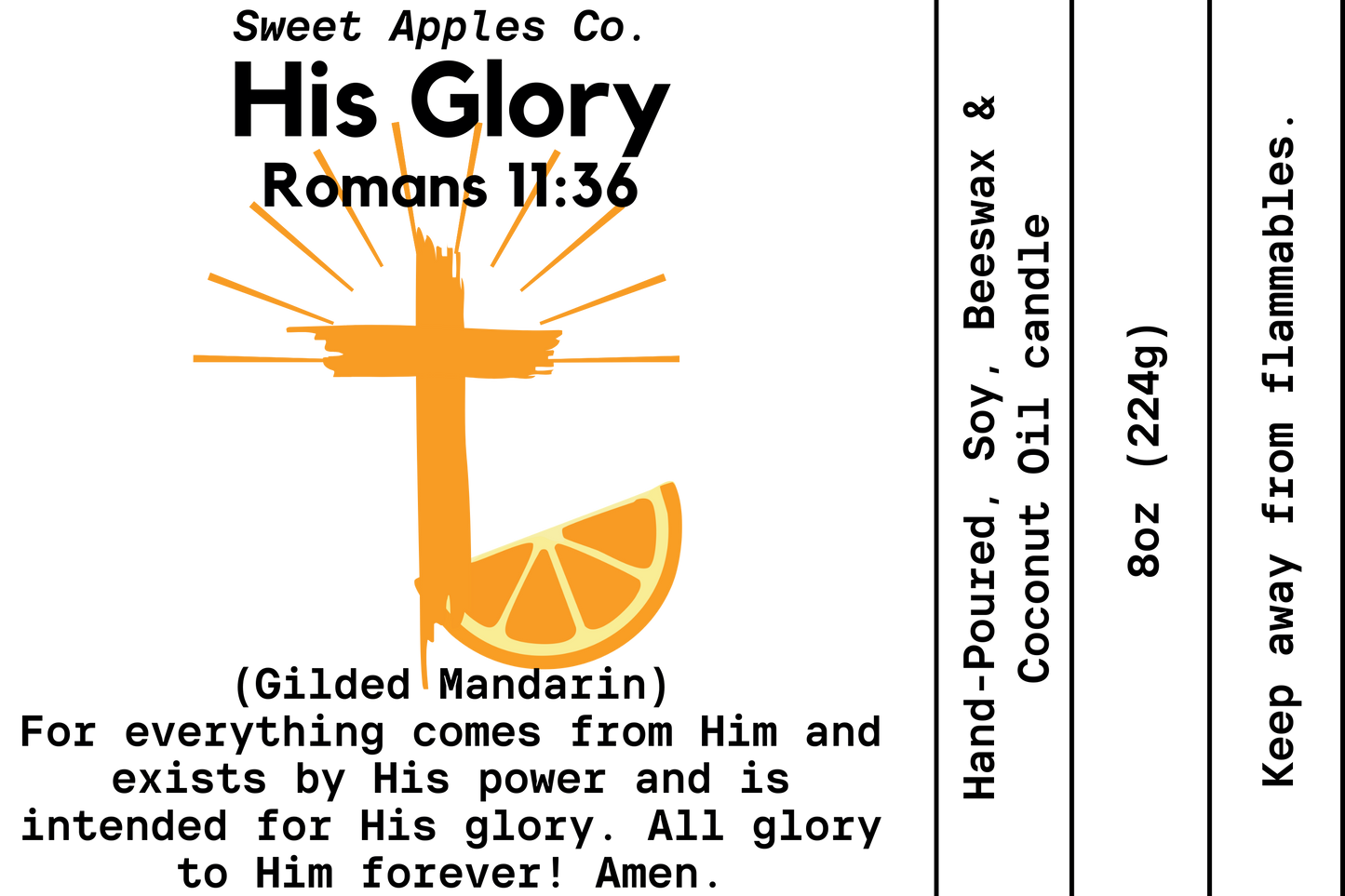 His Glory (Gilded Mandarin)