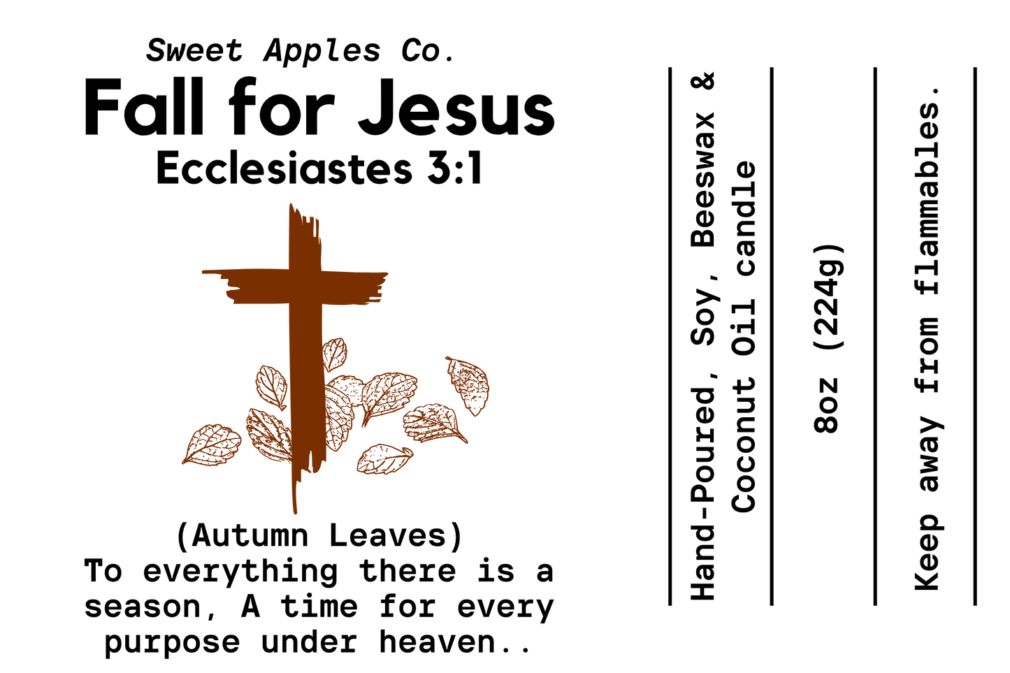 Fall for Jesus (Autumn Leaves)